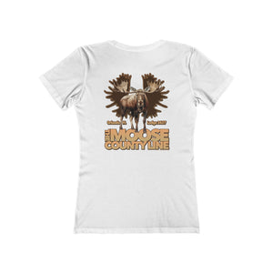 Moose Lodge 2427 - Moose Antlers - Women's T-Shirt (Front & Back Prints)