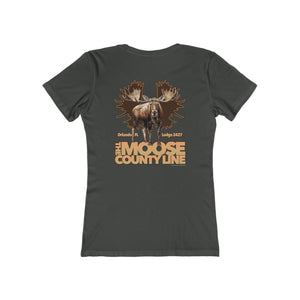 Moose Lodge 2427 - Moose Antlers - Women's T-Shirt (Front & Back Prints)