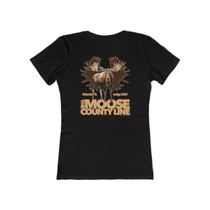 Moose Lodge 2427 - Moose Antlers - Women's T-Shirt (Front & Back Prints)