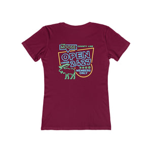 Moose Lodge 2427 - Moose Open 2427 - Women's T-Shirt (Front & Back Print)