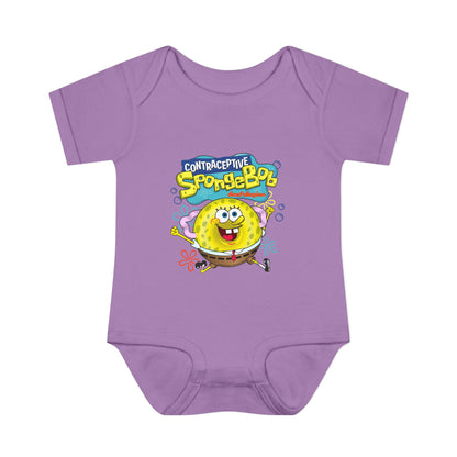 DK196: Contraceptive SpongeBob - Infant Sized Onsie