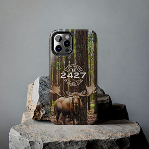 Moose Lodge 2427 - Woodlands Moose - Tough Phone Cases (Select Phone Models)