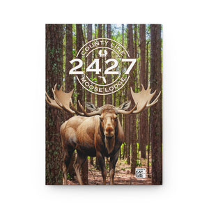 Moose Lodge 2427 - Woodlands Moose - Hardcover Journal