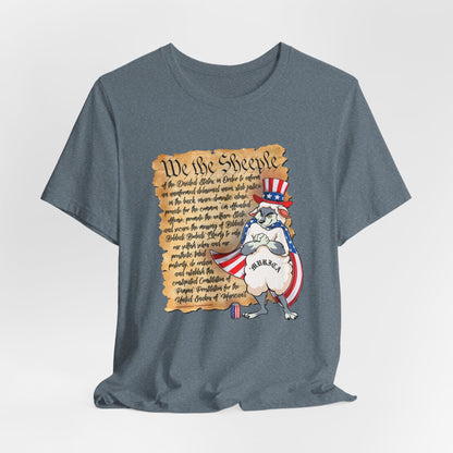 DK216: We The Sheeple - Unisex S/S T-Shirt
