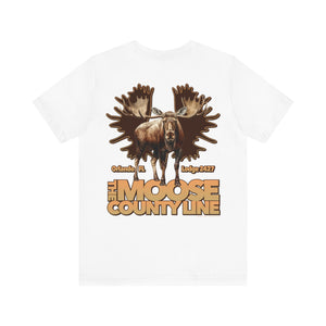 Moose Lodge 2427 - Moose Antlers - Unisex T-Shirt (Front & Back Print)