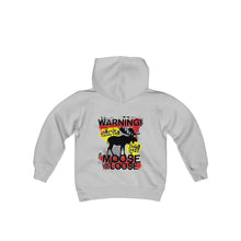 Load image into Gallery viewer, Moose Lodge 2427 - Loose Moose - Youth Hooded Sweatshirt (Front &amp; Back Print)
