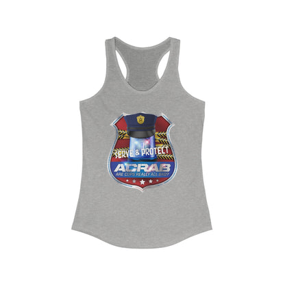 DK210: A.C.A.B. (Cops Edition) - Ladies Raceback Tank