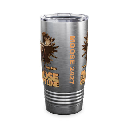 Moose Lodge 2427 - Moose Antlers - Ringneck Tumbler, 20oz