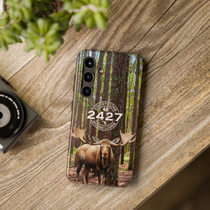 Moose Lodge 2427 - Woodlands Moose - Tough Phone Cases (Select Phone Models)