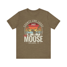 Load image into Gallery viewer, Moose Lodge 2427 - Florida Moose Sunset - Unisex T-Shirt (Front Print Only)
