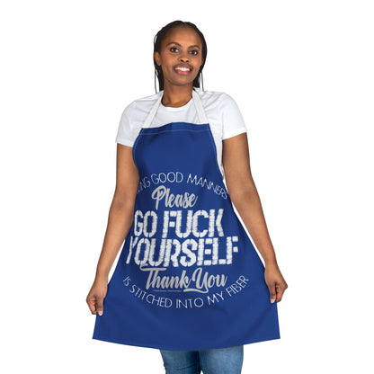 DK90: Please & Thank You (Go Fuck Yourself) - Twill Kitchen Apron