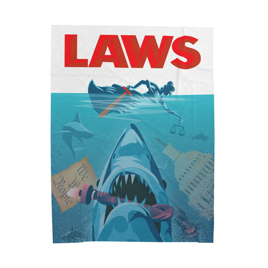 DK101: Break Their Jaws - Velveteen Plush Blanket