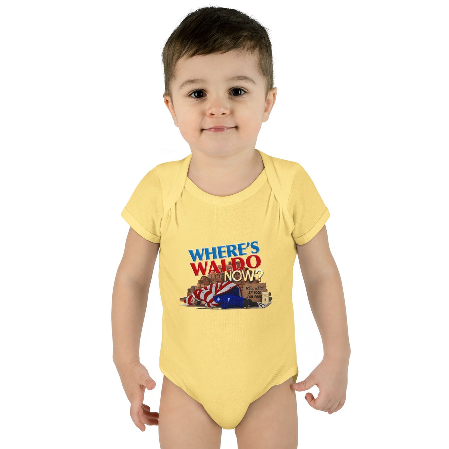 DK89: Where's Waldo Now? - Infant Sized Onsie