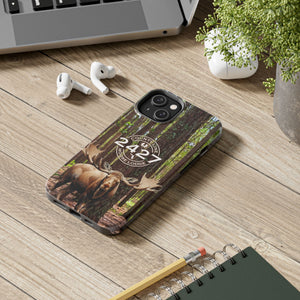 Moose Lodge 2427 - Woodlands Moose - Tough Phone Cases (Select Phone Models)