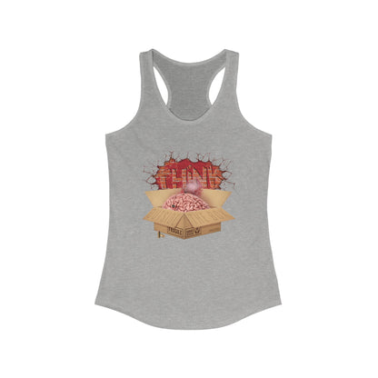 DK194: Think Outside The Box - Ladies Racerback Tank