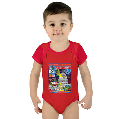 DK149: UnMARVELousington D.C. - Infant Sized Onsie