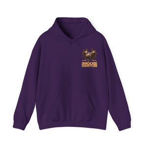 Moose Lodge 2427 - Moose Antlers - Hooded Sweatshirt (Front & Back Print)