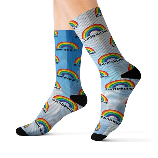 DK16: Dumb Kunst Under the Rainbow - Sublimation Socks