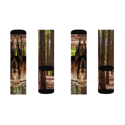 Moose Lodge 2427 - Woodlands Moose - Sublimation Socks