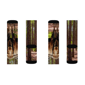 Moose Lodge 2427 - Woodlands Moose - Sublimation Socks