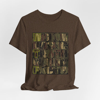 DK159: WTF! FTW! Facts! (Camo Edition) - Unisex S/S T-Shirt