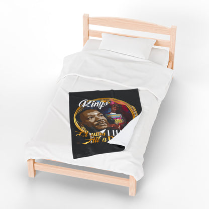 DK50: King Recognize King - Velveteen Plush Blanket