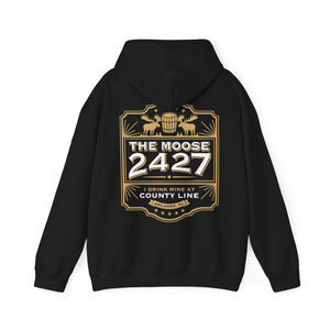 Moose Lodge 2427 - Moose Drink Mine - Hooded Sweatshirt (Front & Back Print)