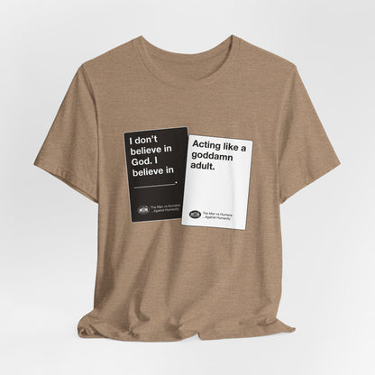 DK180: Humans Against Humanity (Adulting Edition) - Unisex S/S T-Shirt