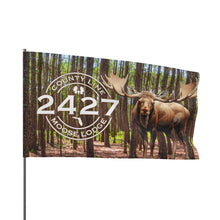 Load image into Gallery viewer, Moose Lodge 2427 - Woodlands Moose - Flag
