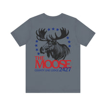 Load image into Gallery viewer, Moose Lodge 2427 - Moose For President - Unisex T-Shirt (Front &amp; Back Print)
