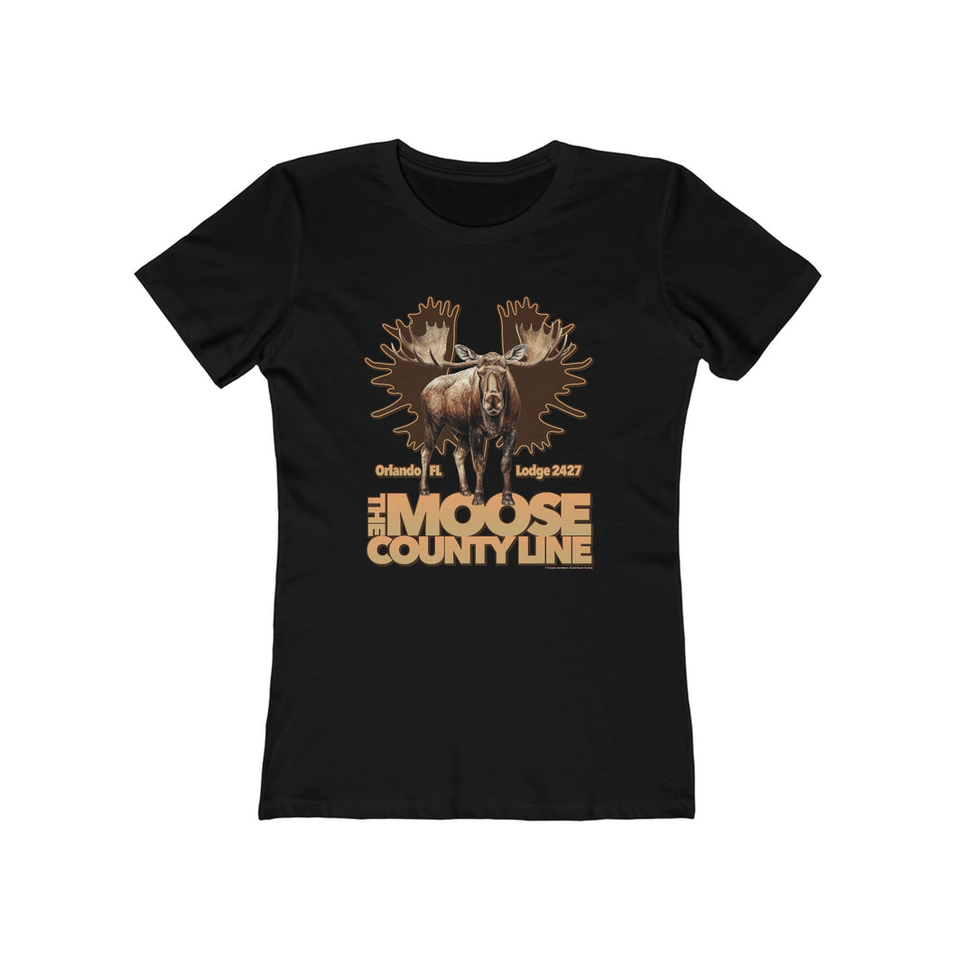 Moose Lodge 2427 - Moose Antlers - Women's T-Shirt (Front Print Only)