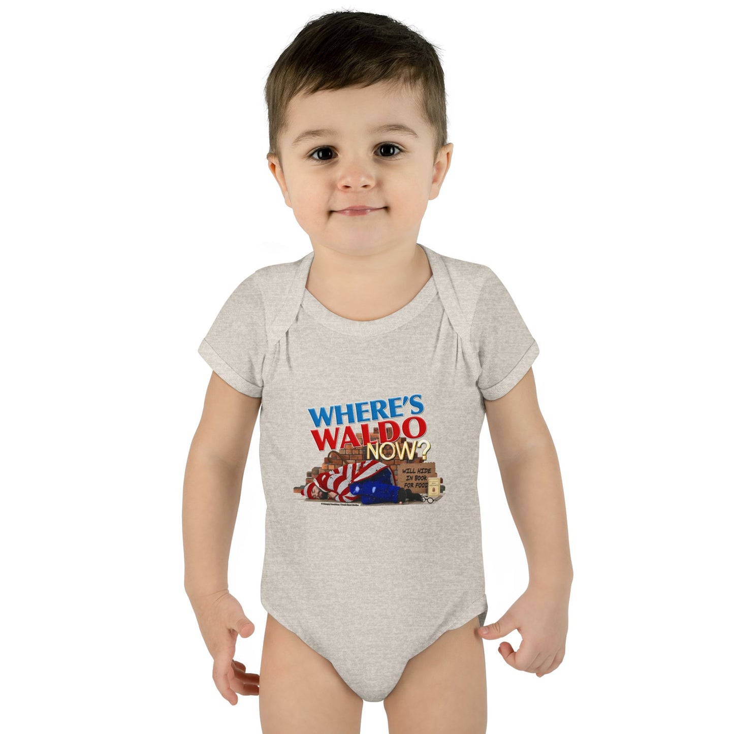 DK89: Where's Waldo Now? - Infant Sized Onsie