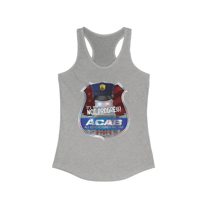 DK210: A.C.A.B. (Congress Edition) - Ladies Raceback Tank