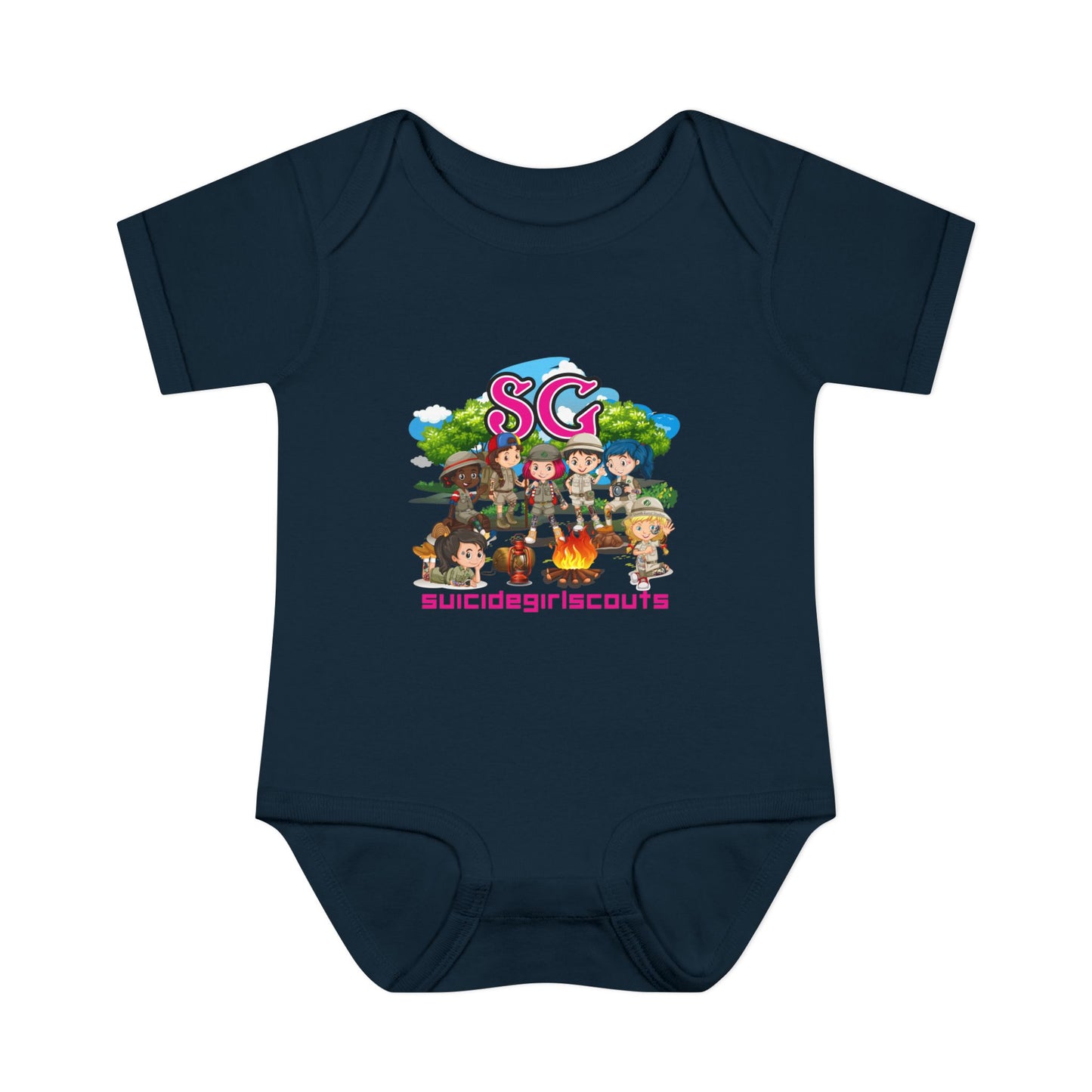 DK66: Suicide Girlscouts - Infant Sized Onsie