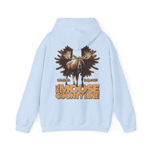 Load image into Gallery viewer, Moose Lodge 2427 - Moose Antlers - Hooded Sweatshirt (Front &amp; Back Print)
