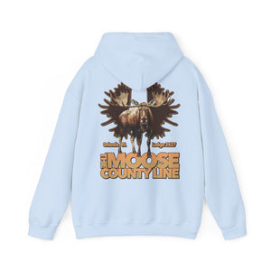 Moose Lodge 2427 - Moose Antlers - Hooded Sweatshirt (Front & Back Print)