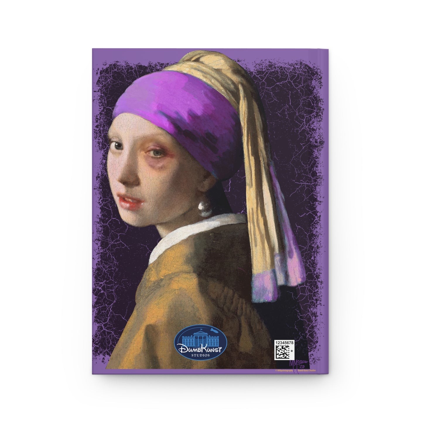 DK18: Girl With the Black Eye - Hardcover Writing Journal