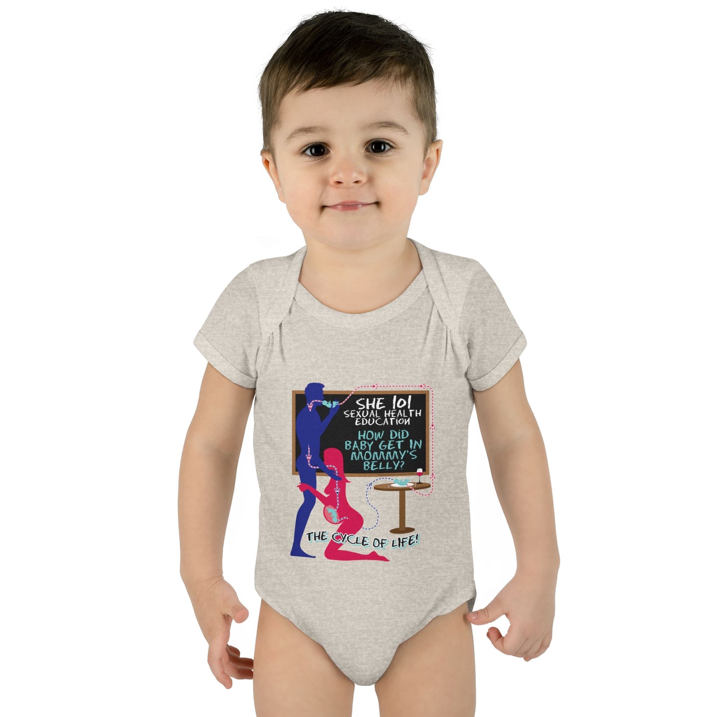 DK184: Baby In The Belly - Infant Sized Onsie