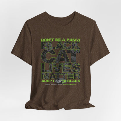 DK219: ASPCA (Black Cat Edition) - Unisex S/S T-Shirt