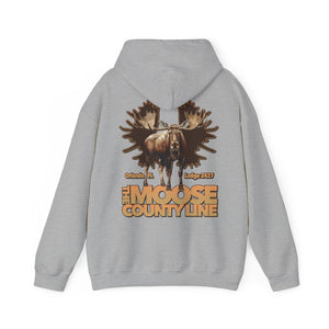 Moose Lodge 2427 - Moose Antlers - Hooded Sweatshirt (Front & Back Print)