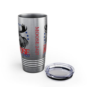 Moose Lodge 2427 - Moose For President - Ringneck Tumbler, 20oz