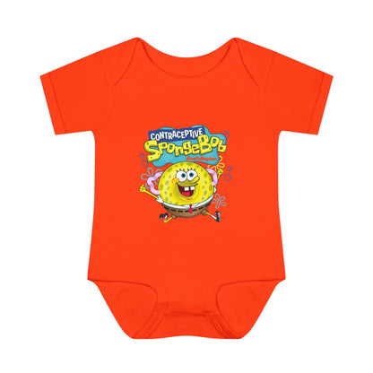 DK196: Contraceptive SpongeBob - Infant Sized Onsie