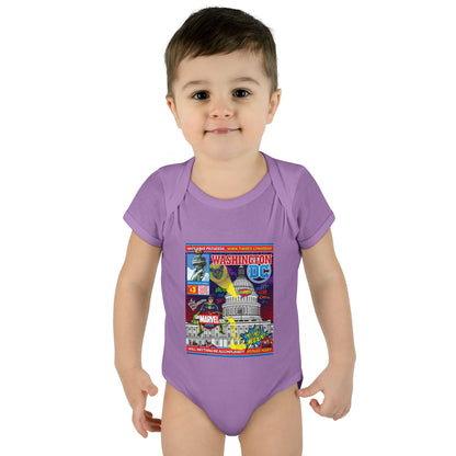 DK149: UnMARVELousington D.C. - Infant Sized Onsie