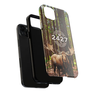 Moose Lodge 2427 - Woodlands Moose - Tough Phone Cases (Select Phone Models)