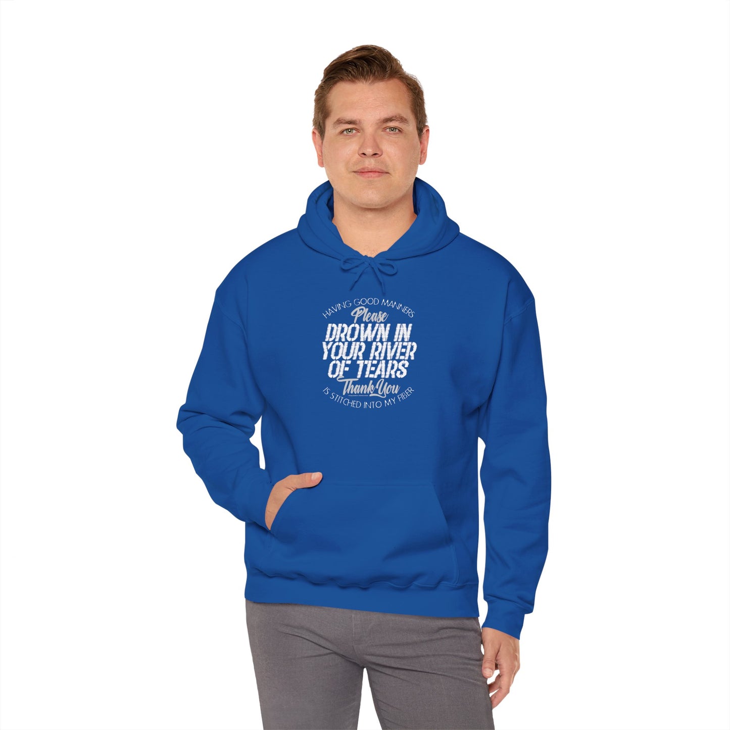 DK90: Please & Thank You (Drown In A River of Your Tears) - Adult Hooded Sweatshirt
