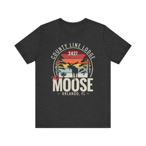 Moose Lodge 2427 - Florida Moose Sunset - Unisex T-Shirt (Front Print Only)