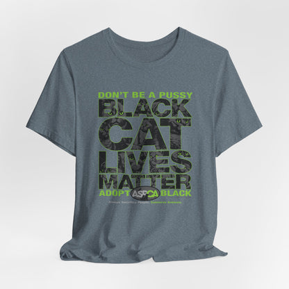 DK219: ASPCA (Black Cat Edition) - Unisex S/S T-Shirt