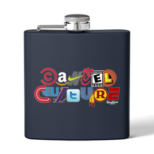 DK53: Cancel Culture - 6oz Stainless Steel Hip Flask