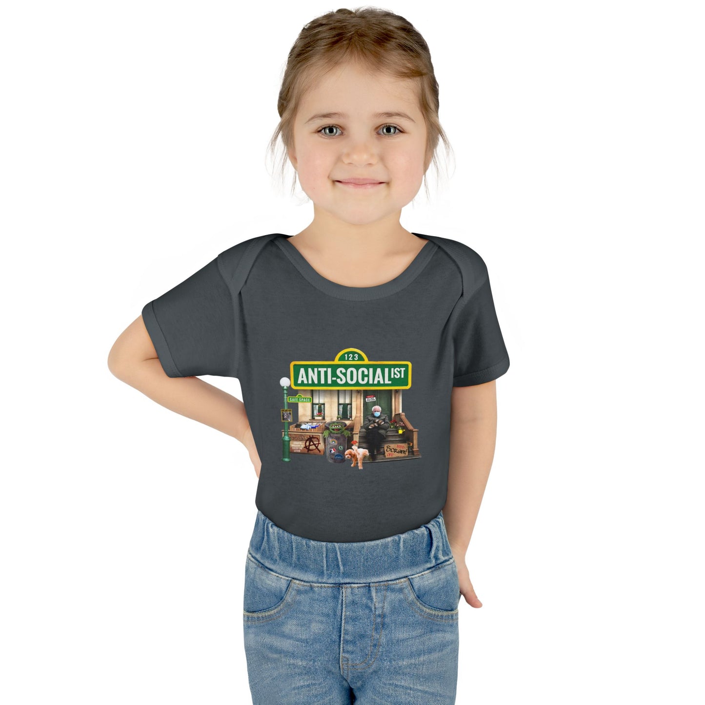 DK58: Bernie The Grouch - Infant Sized Onsie
