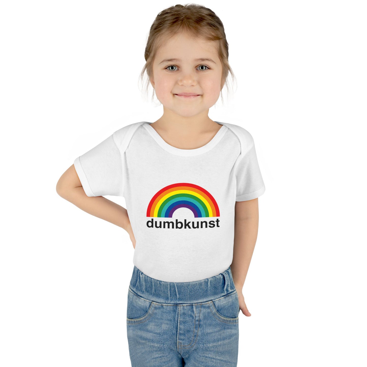 DK16: Dumb Kunst Under The Rainbow - Infant Sized Onsie